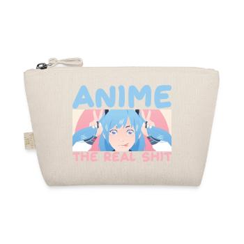 Anime The Real Shit Kawaii Girl Graphic - Organic Pouch - nature - Front