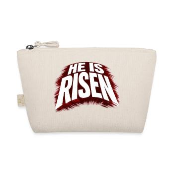 He is risen - Bio-Täschchen - Natur - Vorne
