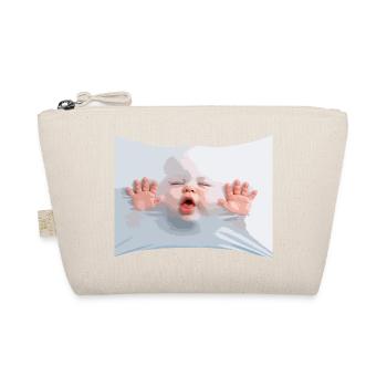 Lush Baby in White Cloth - Organic Pouch - nature - Front