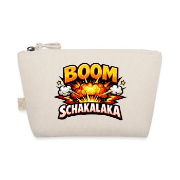 Boom Shakalaka Comic Saying with Explosion - Organic Pouch - nature - Front