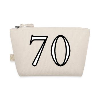 70. 70 ANS. 70e ANNIVERSAIRE. ANNIVERSAIRE 70 ANS. - Trousse biologique - nature - Devant