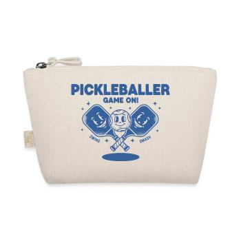 Pickleball-Pickleball-Spiel auf Funny Player - Bio-Täschchen - Natur - Vorne