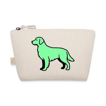 Labrador Retriever Silhouette - Bio-Täschchen - Natur - Vorne
