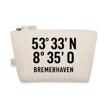 Bremerhaven Koordinaten  - Bio-Täschchen - Natur - Vorne