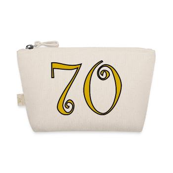 70. 70 ANS. 70e ANNIVERSAIRE. ANNIVERSAIRE 70 ANS. - Trousse biologique - nature - Devant