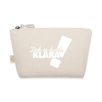 Geschenk für Klara - Bio-Täschchen - Natur - Vorne