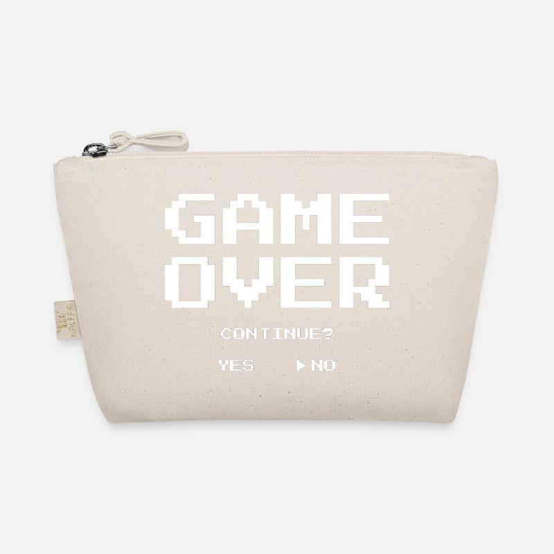 Game Over Continue? Yes No – Funny Gamer Tee Trousse biologique