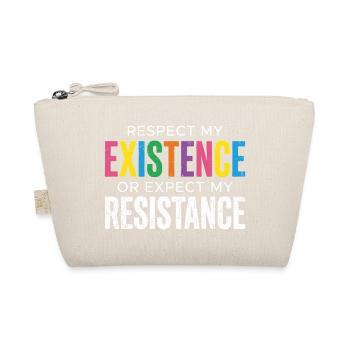 Mois de la fierté LGBT - Respectez mon existence ou attendez-vous - Trousse biologique - nature - Devant