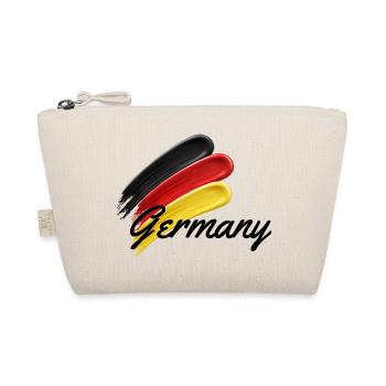 Germany Gradient Football Fan Shirt - Organic Pouch - nature - Front