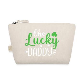 One Lucky Daddy St Patrick Tee - Organic Pouch - nature - Front