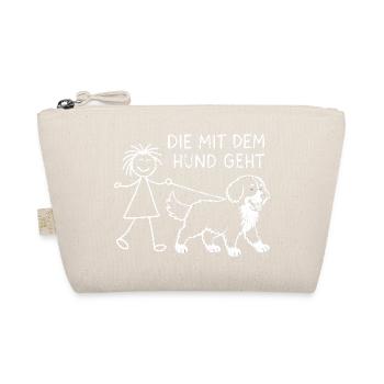 Berner Sennenhund Spruch Hundehalterin Humor - Bio-Täschchen - Natur - Vorne