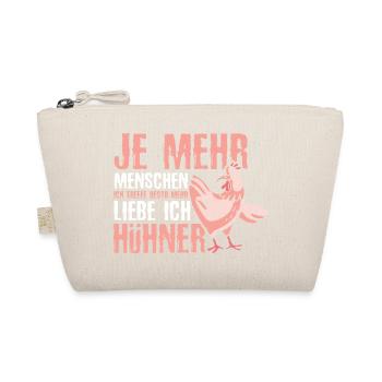Hühnerflüsterer Huhn Hühnerhalter Hühner - Bio-Täschchen - Natur - Vorne