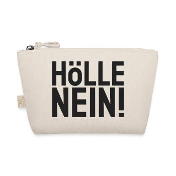 HÖLLE NEIN ! - Anthrazit - Bio-Täschchen - Natur - Vorne