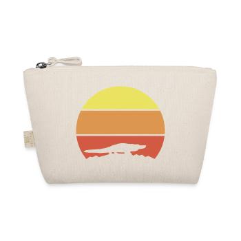 Alligator Retro - Organic Pouch - nature - Front