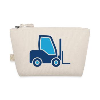 Gabelstapler Solid Icon Lager-Logistikausrüstung - Bio-Täschchen - Natur - Vorne