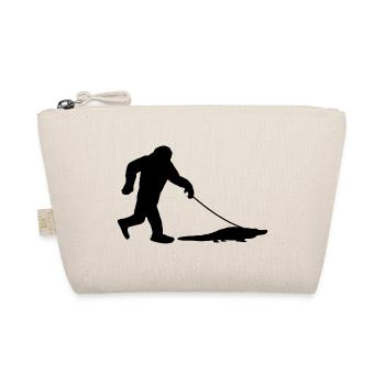 Bigfoot mit Alligator - Bio-Täschchen - Natur - Vorne