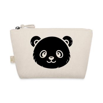 Croquis de panda mignon – Motif d’animal duveteux - Trousse biologique - nature - Devant