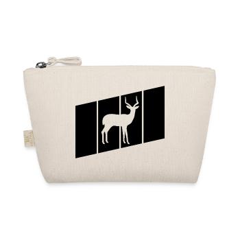 Antelope Silhouette - Organic Pouch - nature - Front
