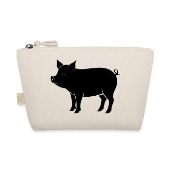 pig - Organic Pouch - nature - Front