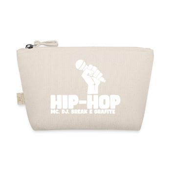 Hip Hop Microphone Power - Organic Pouch - nature - Front