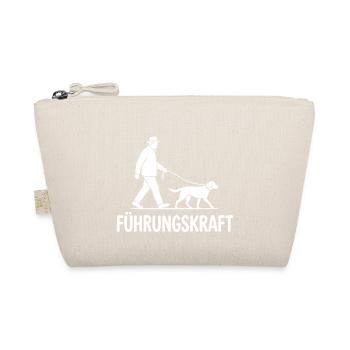 Hund Führungskraft Herrchen Hunde Gassi Gehen - Bio-Täschchen - Natur - Vorne