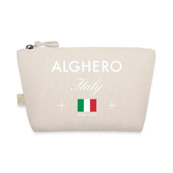 Alghero Sardinia Coordinates Travel Souvenir - Organic Pouch - nature - Front