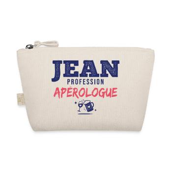 Jean Grand Aperologue – Lustiges Geschenk - Bio-Täschchen - Natur - Vorne