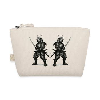Doppel-Samurai Schattenrüstung - Bio-Täschchen - Natur - Vorne