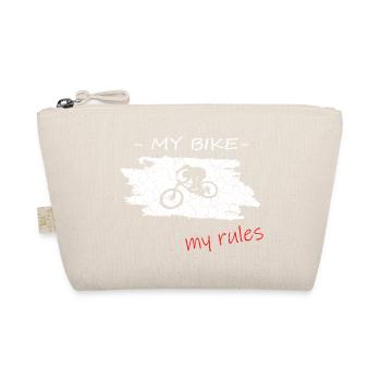 Mein Bike Meine Regeln, my bike my rules - Bio-Täschchen - Natur - Vorne