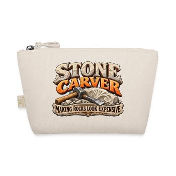Steinhauer lässt Steine teuer aussehen – Stonewo - Bio-Täschchen - Natur - Vorne