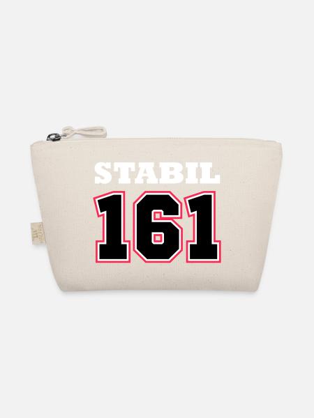 STABIL 161 - FOOTBALL RED - Bio-Täschchen - Natur