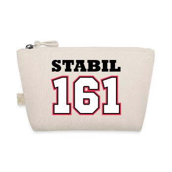 STABIL 161 - FOOTBALL RED - Bio-Täschchen - Natur - Vorne