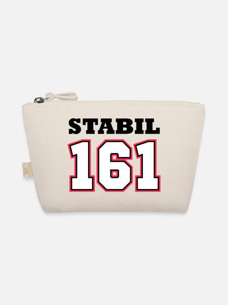 STABIL 161 - FOOTBALL RED - Bio-Täschchen - Natur