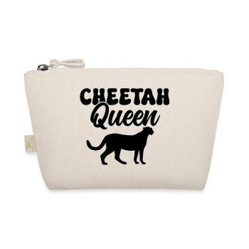 Cheetah Queen Gepard - Bio-Täschchen - Natur - Vorne
