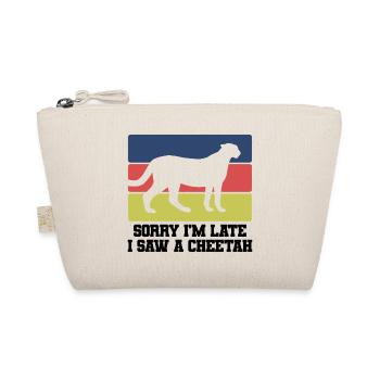Sorry I’m Late – Gepard - Bio-Täschchen - Natur - Vorne
