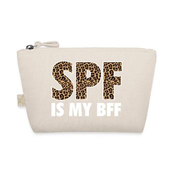 SPF ist mein bester Freund – Sonnencreme-Hautpflegedermatologe - Bio-Täschchen - Natur - Vorne
