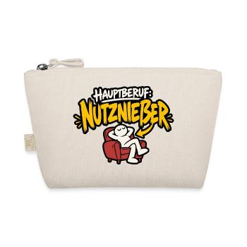 Hauptberuf Nutznießer Faulenzer - Bio-Täschchen - Natur - Vorne