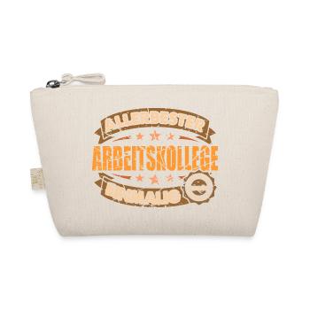 Allerbester Arbeitskollege Einmalig Geschenk - Bio-Täschchen - Natur - Vorne