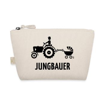 Jungbauer (Bauer Trecker Kinderwagen Baby / B) - Bio-Täschchen - Natur - Vorne