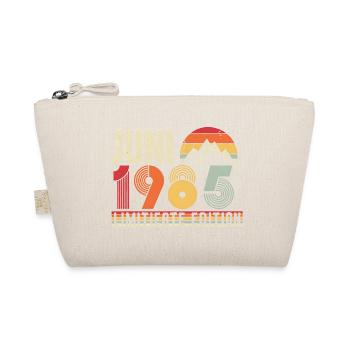 Juni 1985 Geburtsjahr Vintage Retro - Bio-Täschchen - Natur - Vorne