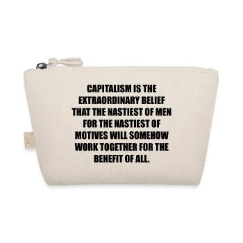 CAPITALISM is - Bio-Täschchen - Natur - Vorne