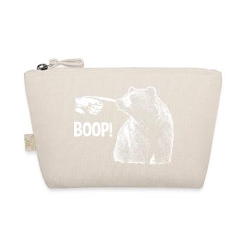 Funny Bear Boop The Snoot Animal Humor - Bio-Täschchen - Natur - Vorne