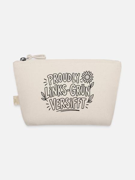 Proudly Links-Grün Versifft – Statement - Bio-Täschchen - Natur
