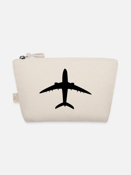 Flugzeug - Bio-Täschchen - Natur