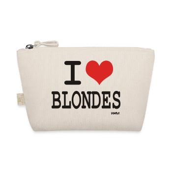 I love blondes - Organic Pouch - nature - Front