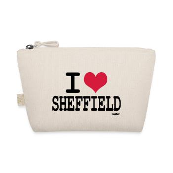 i love sheffield by wam - Organic Pouch - nature - Front