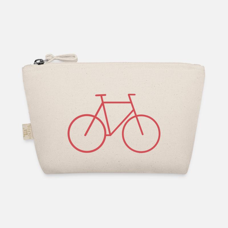 Fahrrad - Bio-Täschchen - Natur