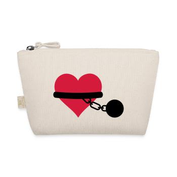 chained heart - Organic Pouch - nature - Front