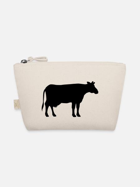 cow animal - Organic Pouch - nature - Front