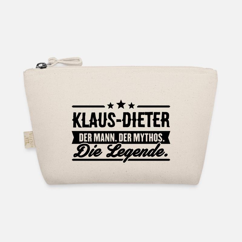 Man Myth Legend Klaus-Dieter - Organic Pouch - nature